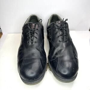 FootJoy DryJoys Tour Shoes Mens Size 11.5 XW Black 53652 Opti Flex Golf Leather